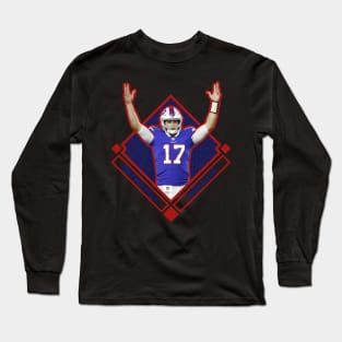 Josh Allen Diamond Style Long Sleeve T-Shirt